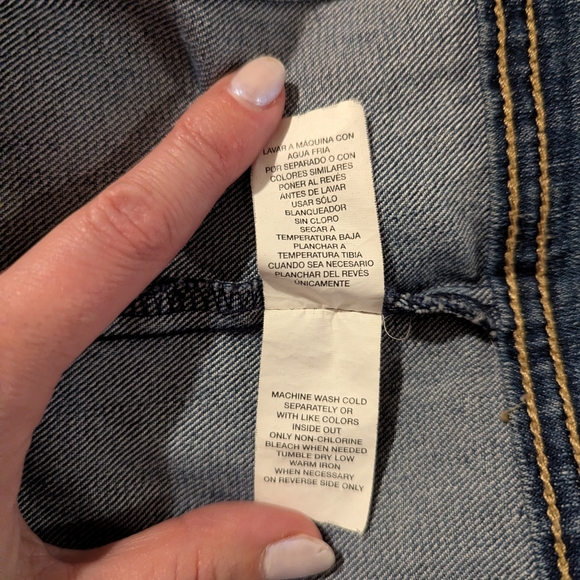 The Children's Place Blue Jean Jacket Size S 5/6 - Picture 6 of 8